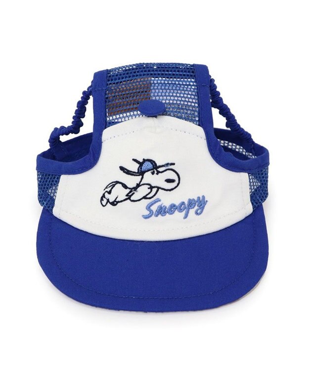 PET PARADISE スヌーピー キャップ 《ナイスキャチ》 小型犬 ブルー
