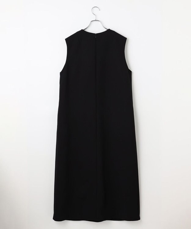 #Newans 【洗濯機可】キーネックジャンパースカート ブラック