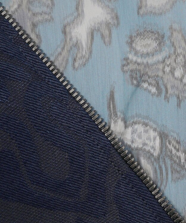 JOSEPH HOMME 【HIGH GRADE LINE】フォークアートジャガード　ジップアップブルゾン ブラック系