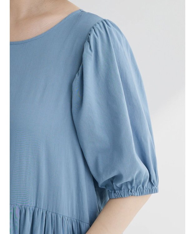 Green Parks ・ＥＬＥＮＣＡＲＥ　ＤＵＥ　ティアードワンピース Sax