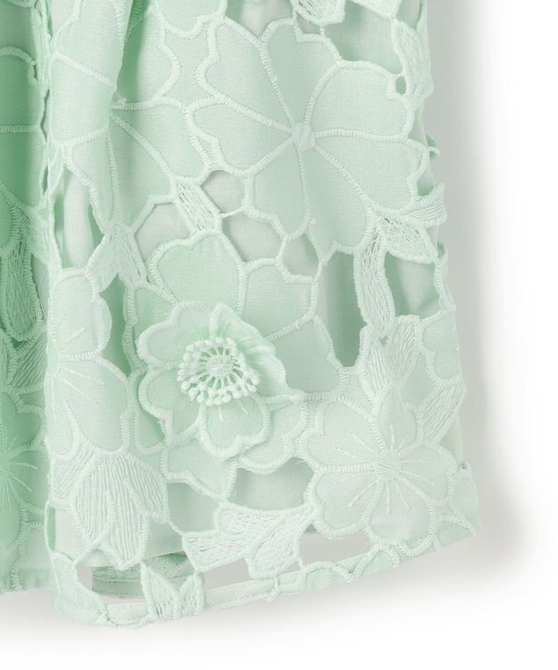 TOCCA FLOATING FLOWER ブラウス ライトグリーン系