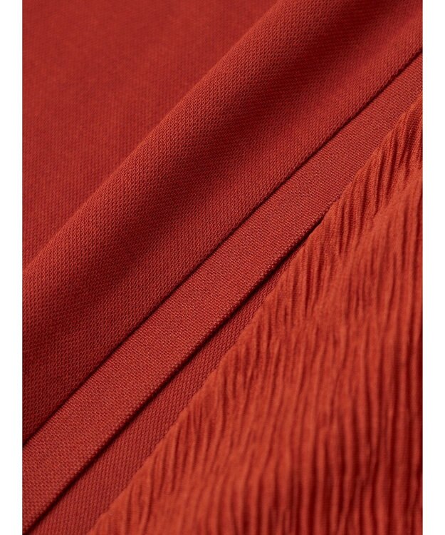 Green Parks 袖表面ドッキングカットプルオーバー Terracotta