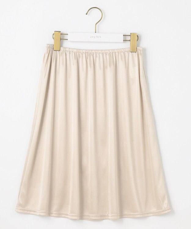 ANY SIS L 【2SET】シャツワンピ × ニット セット ブルーストライプ×シルバー