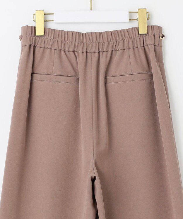 ANY SIS 【洗える】チェーンポイント ワイドパンツ モカ