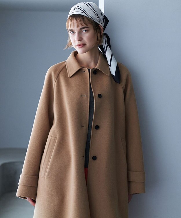 ICB WoolRever  ステンカラーコート キャメル系