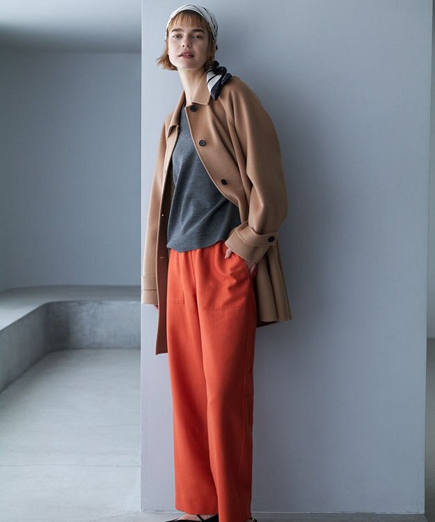 ICB WoolRever  ステンカラーコート キャメル系