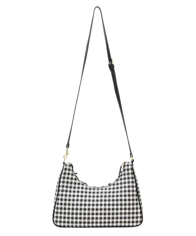 Maison de FLEUR ナローリボンショルダーバッグ Gingham Check