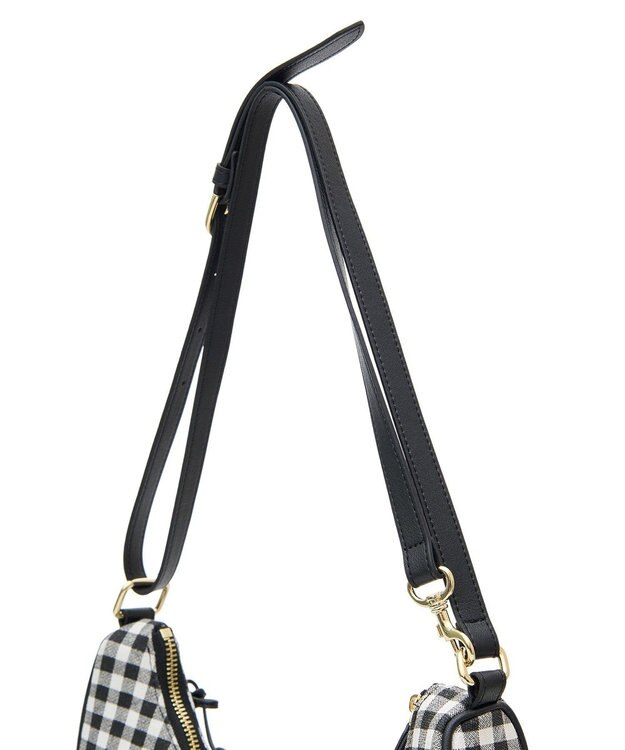 Maison de FLEUR ナローリボンショルダーバッグ Gingham Check