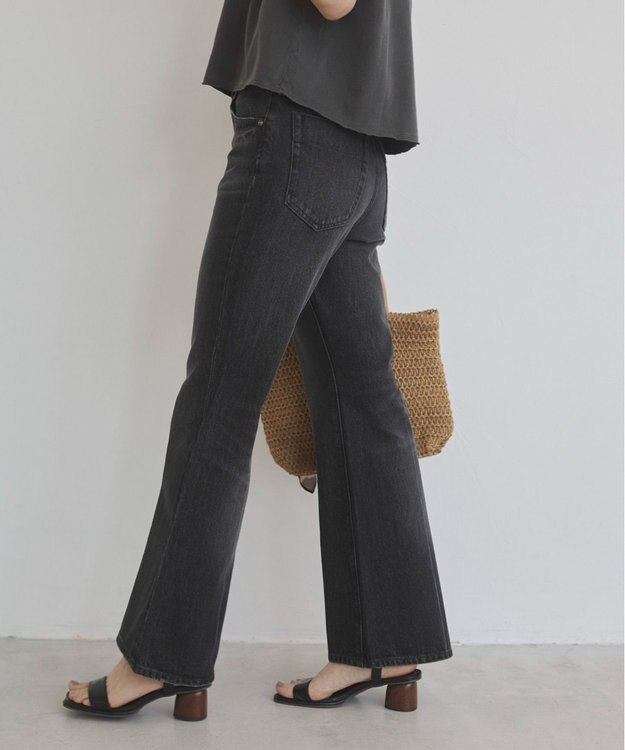 WEGO 【ANGIE VINTAGE/SMLサイズ展開】ブーツカットデニムパンツ ブラックその他
