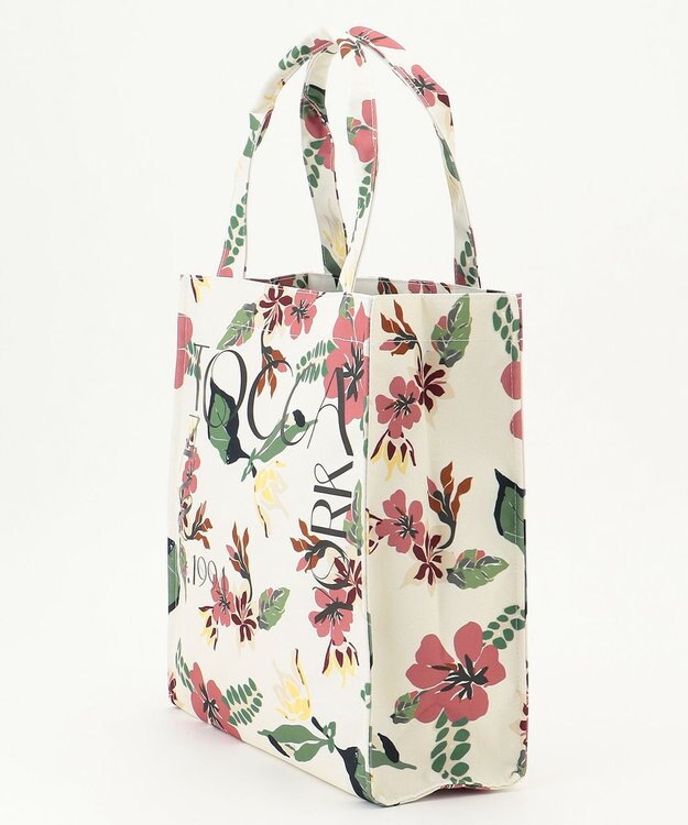 TOCCA 【A4サイズ対応】EXOTIC FLORAL TOTE トートバッグ オフ（花柄）系