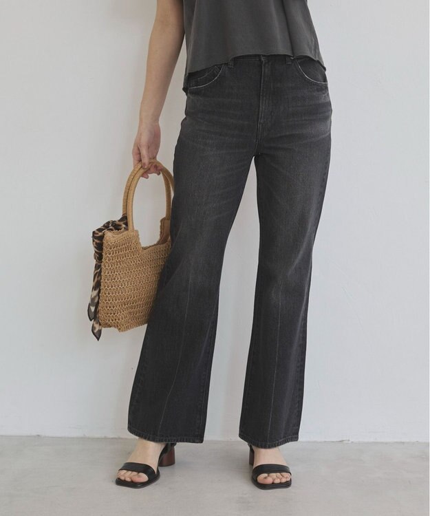 WEGO 【ANGIE VINTAGE/SMLサイズ展開】ブーツカットデニムパンツ ブラックその他