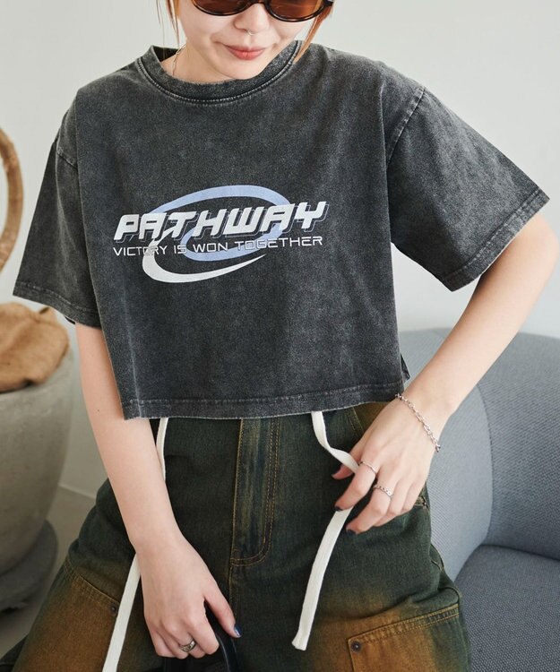 WEGO ヴィンテージウォッシュグラフィックショートT 柄8