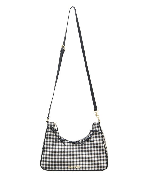 Maison de FLEUR ナローリボンショルダーバッグ Gingham Check