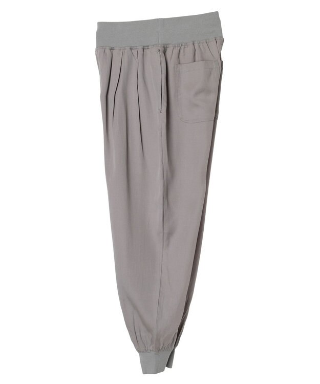Green Parks ・ｆｕｒｒｙ　ｒａｔｅ　リブキリカエジョガーパンツ Light Gray