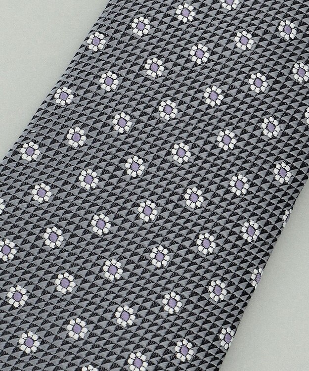 GOTAIRIKU 【日本製】西陣ネクタイ_グレー×パープル系 グレー系8