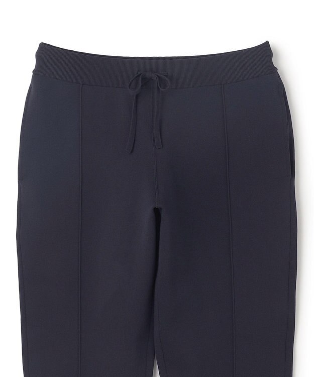 UNFILO MENS スマートニット パンツ ネイビー