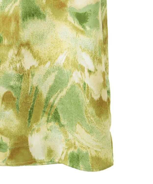 CRAFT STANDARD BOUTIQUE ゴムサテンスカート Green