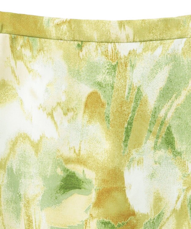 CRAFT STANDARD BOUTIQUE ゴムサテンスカート Green