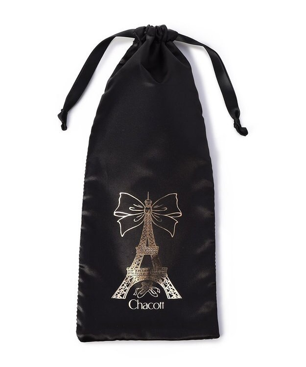 Chacott エッフェル半メッシュ巾着S ブラック