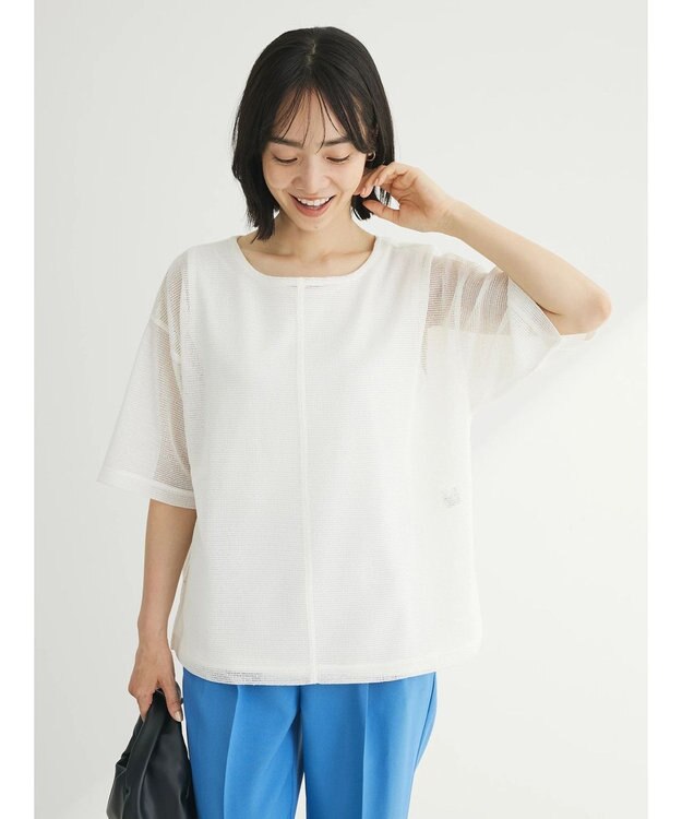 Green Parks ＳＥＴ２点　メッシュプルオーバー＋タンクトップ　 Off White