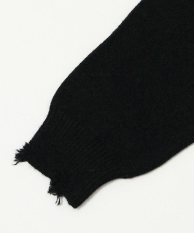 WEGO バタフライダメージニット ブラック