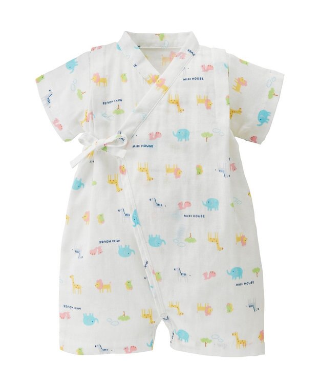 MIKI HOUSE HOT BISCUITS 【ミキハウス】【50-80cm】甚平オール マルチカラー