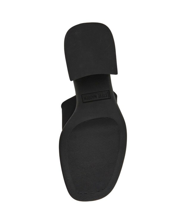 STEVE MADDEN SLIDESTERボリュームソールワンバンドサンダル ブラック