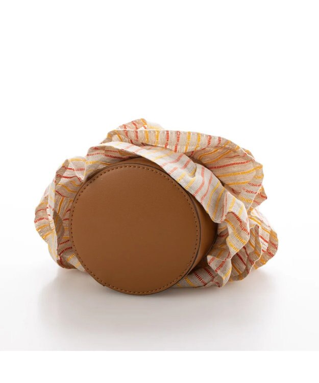 UNBILLION cachecache ミニフリルバケツ型2wayショルダーバッグ オレンジ