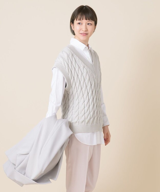 ONWARD Reuse Park 【自由区】ベスト春夏 ベージュ