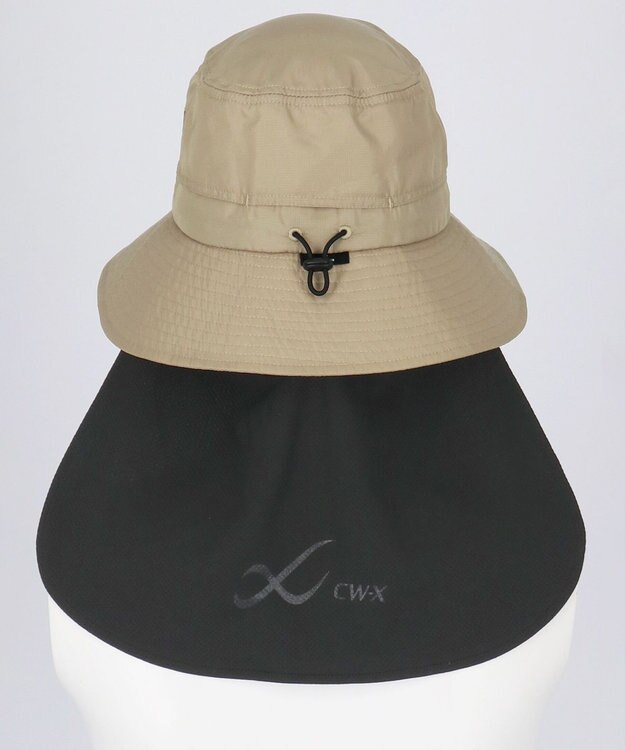 CW-X 【UNISEX】 CW-X ハット 日よけつき 風が通りやすいベンチレーション設計 ユニセックス HYO420 /ワコール カーキ