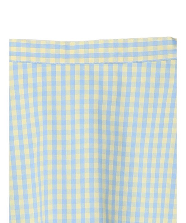 earth music&ecology イレヘムチェックスカート Sax