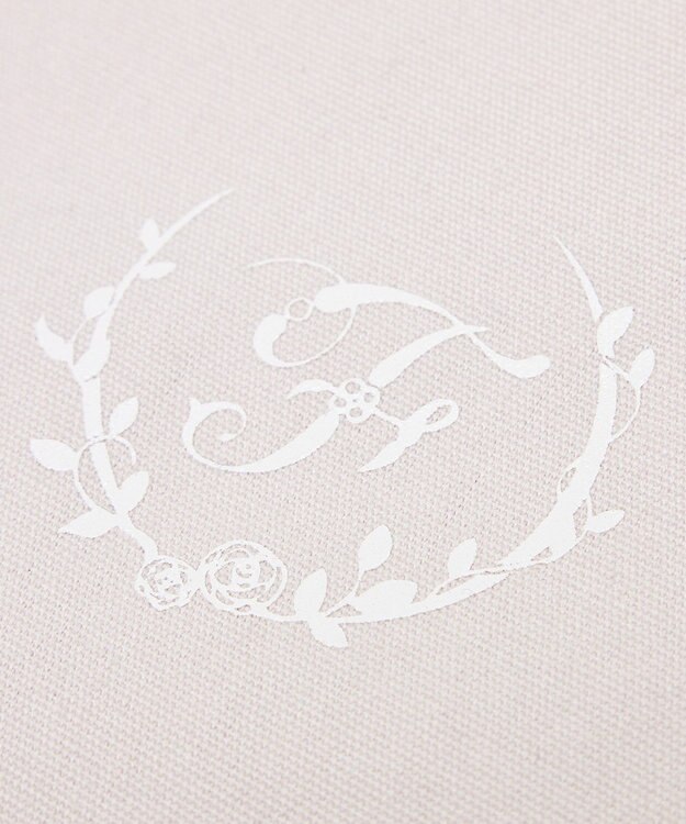 Maison de FLEUR EC限定ブランドロゴプリントキャンバストート Beige