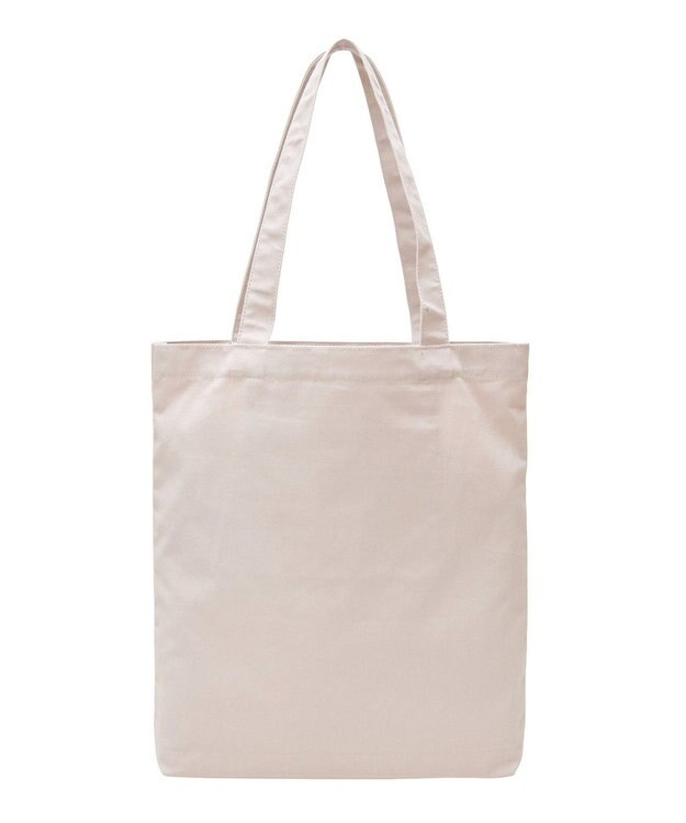 Maison de FLEUR EC限定ブランドロゴプリントキャンバストート Beige