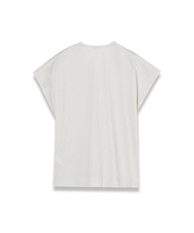 JOSEPH 【WEB&OUTLET限定・洗える】シアーコットンジャージー　ブラウス Light grey