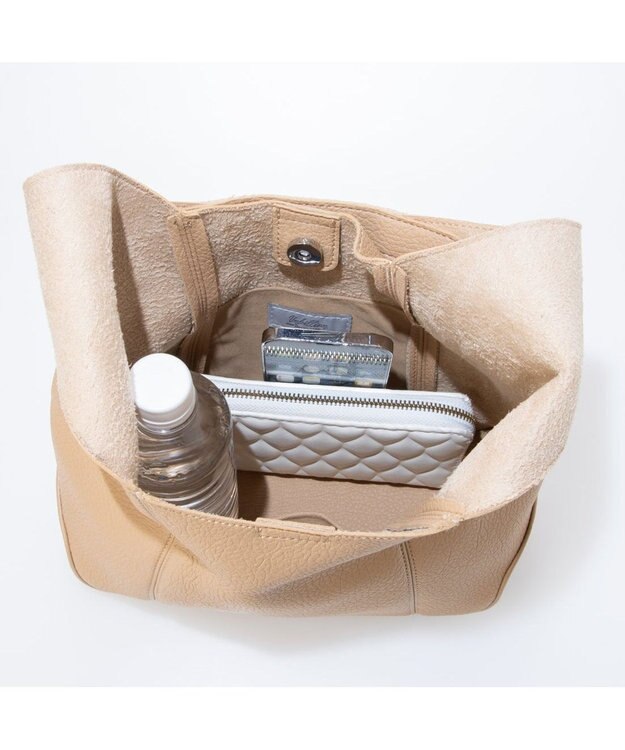 UNBILLION カシュカシュ cachechche / セミPUホーボーバッグＳ ベージュ