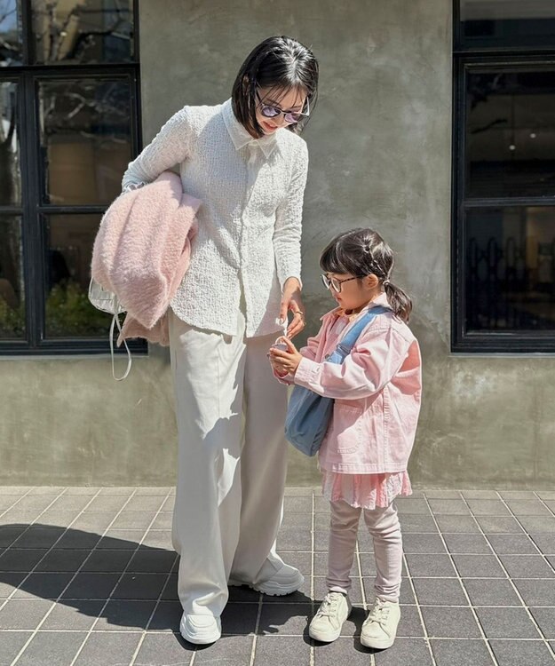 Green Parks AnriettMusee ふくれジャガードシャツ Off White