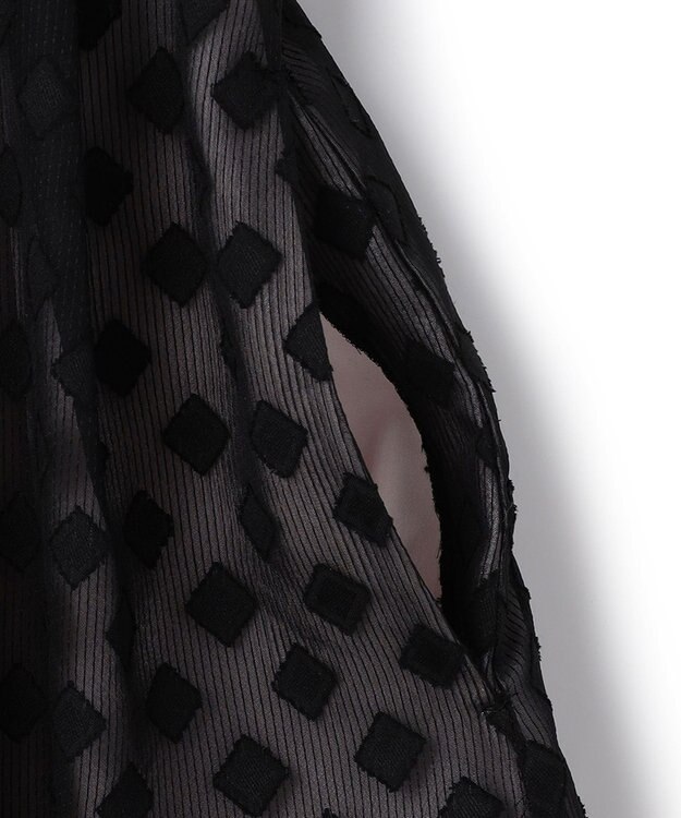 TOCCA SQUARE VEIL DRESS ドレス ブラック系5