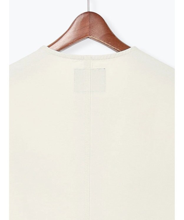 Te chichi ノーカラーワークベスト オフホワイト