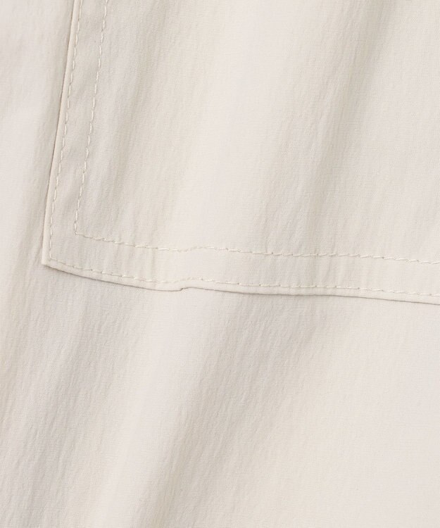 ANY 【洗濯機可/ウエストゴム】パラシュートパンツ ライトグレー