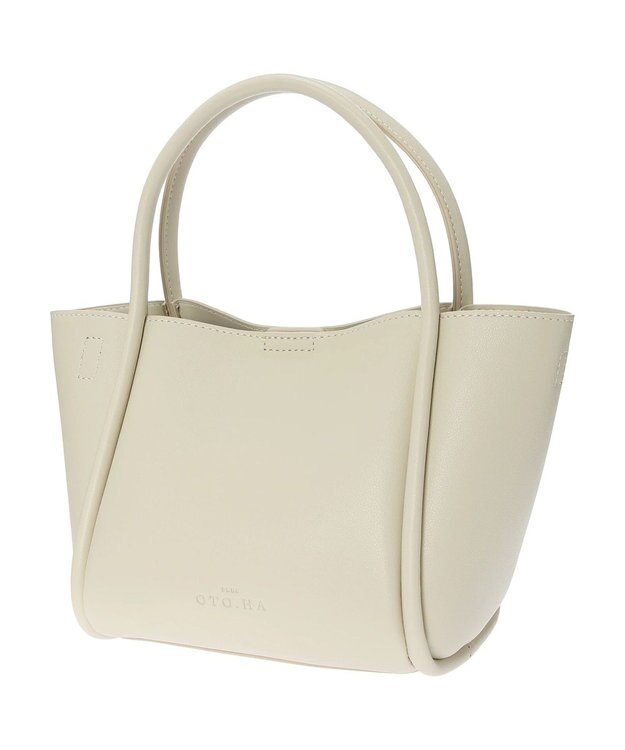 Green Parks ＯＴＯ．ＨＡ．太ベルト合皮バッグ Ivory