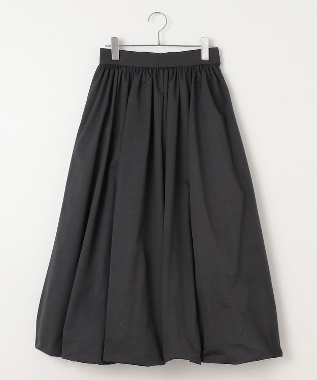 #Newans タフタボリュームバルーンスカート ブラック