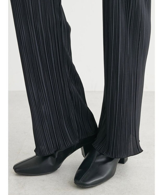 Green Parks ・ＳＵＧＡＲ　ＳＰＯＯＮ　プリーツパンツ Black