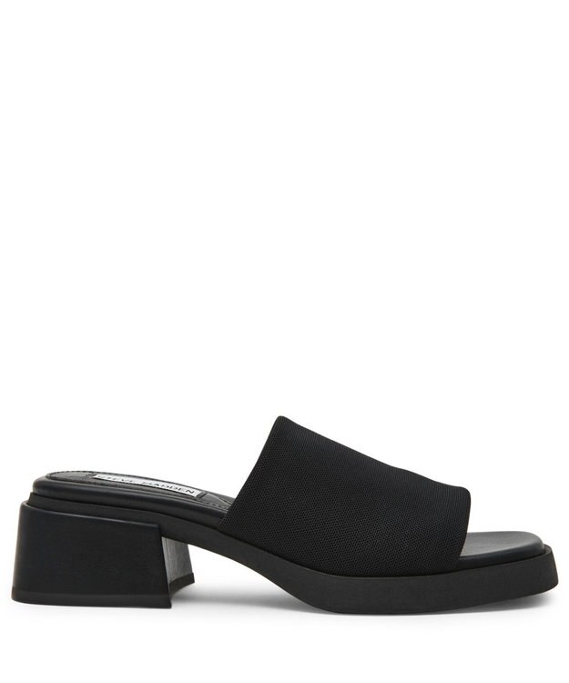 STEVE MADDEN SLIDESTERボリュームソールワンバンドサンダル ブラック