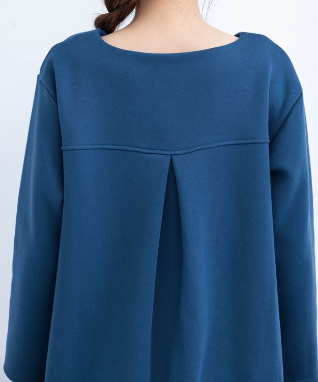 Tiaclasse 【洗える】裏起毛チュニック ブルー