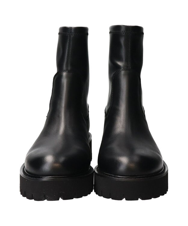 Bridget Birkin 【PARADIS COULEUR】EVAソールバックジップストレッチブーツ ブラック