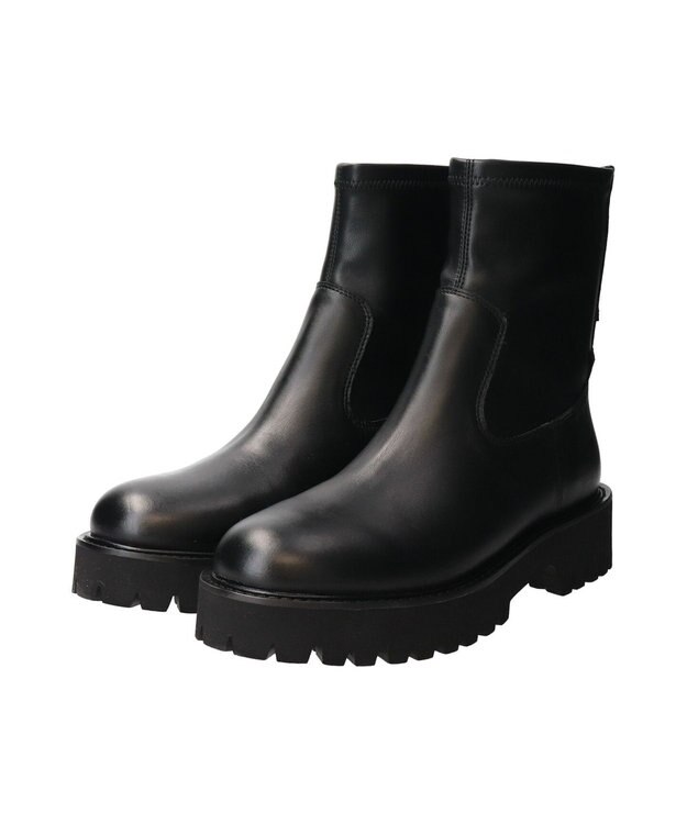 Bridget Birkin 【PARADIS COULEUR】EVAソールバックジップストレッチブーツ ブラック