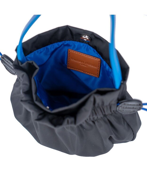 tsumori chisato CARRY ギャザー ショルダーバッグ ミニバッグ ポシェット ブラック