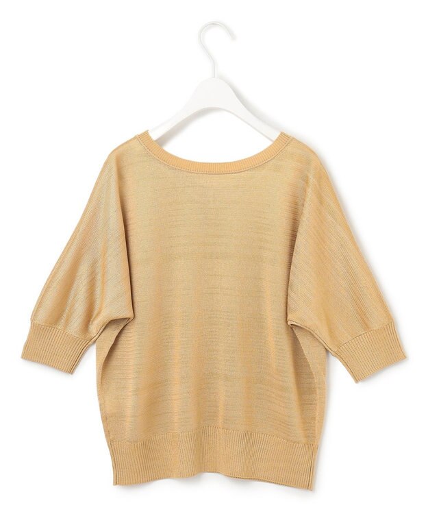 ICB L 【洗える】レーヨンブレンド ドルマンスリーブニット クレイベージュ系