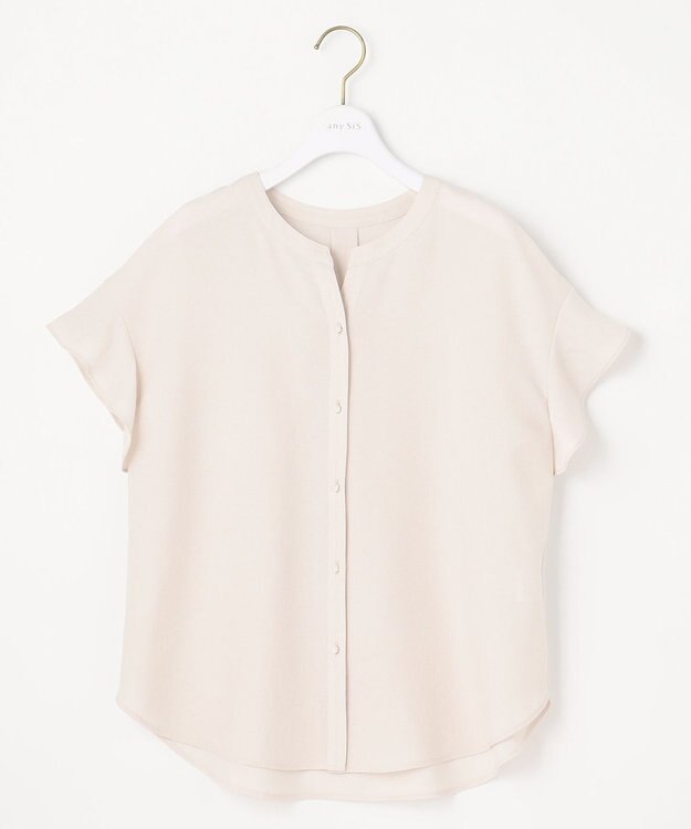 ANY SIS 【美人百花6月号掲載】スムージーポリエステル ブラウス アイボリー