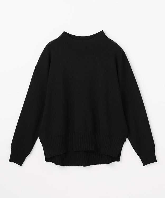 ANY L 【新色追加】ハイネックデイリーニット ブラック